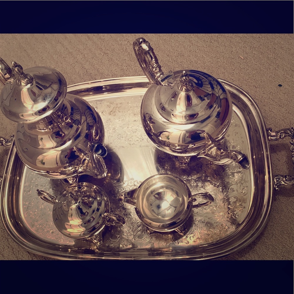 Vintage silver tea & coffee service